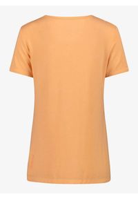 Koszulka z nadrukiem damska CMP Soraka T-Shirt. Kolor: pomarańczowy. Wzór: nadruk