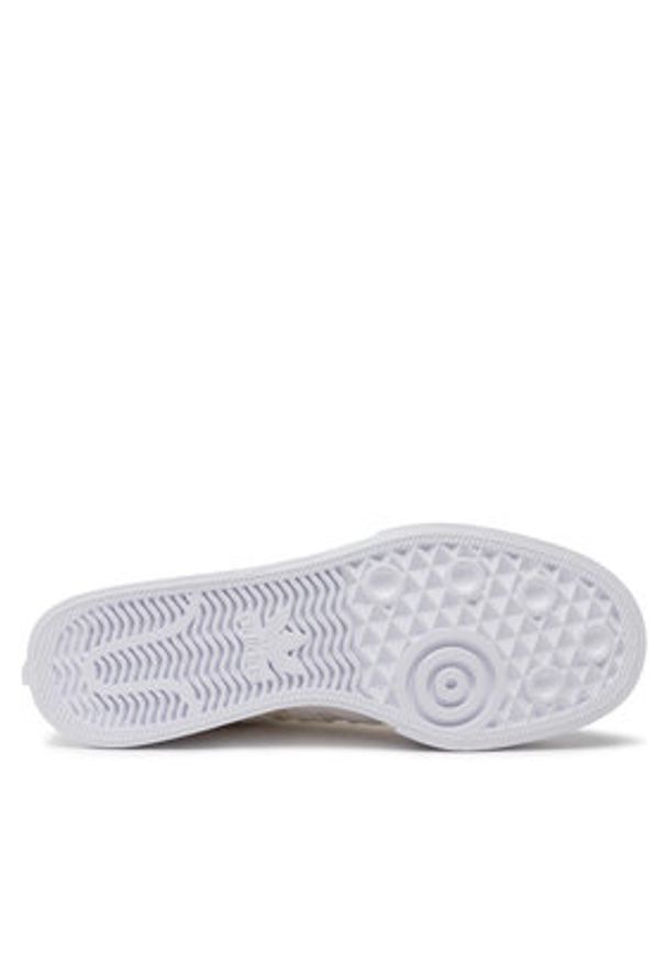 Adidas - adidas Sneakersy Nizza Platform Mid W GX8356 Beżowy. Kolor: beżowy. Materiał: materiał. Obcas: na platformie