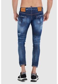 DSQUARED2 Granatowe jeansy sexy twist jean. Kolor: niebieski #2