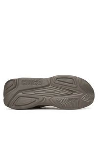Hugo - HUGO Sneakersy Leon 50557868 Beżowy. Kolor: beżowy. Materiał: materiał #2