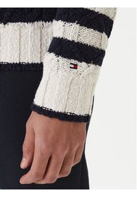 TOMMY HILFIGER - Tommy Hilfiger Sweter MW0MW42782 Écru. Materiał: bawełna #5