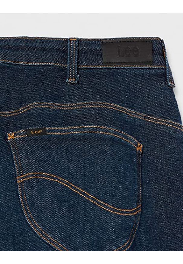 Lee - LEE SUPER HIGH SCARLET DAMSKIE SPODNIE JEANSOWE DARK PAMELA L32GMXRB 112107482