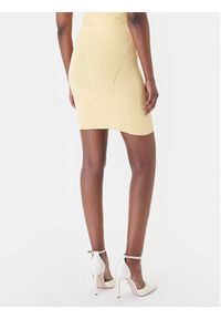 Marciano Guess Spódnica mini G6GD09 Z0628 Żółty Classic Fit. Kolor: żółty. Materiał: wiskoza #2