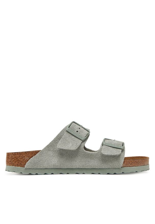 Klapki Birkenstock. Kolor: zielony