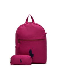 Polo Ralph Lauren Plecak 9AR071 Różowy. Kolor: różowy. Materiał: materiał #1
