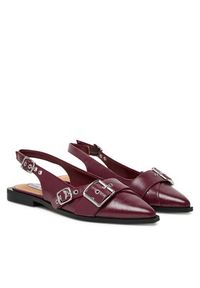 Steve Madden Baleriny SM11003901 Bordowy. Kolor: czerwony. Materiał: skóra #2