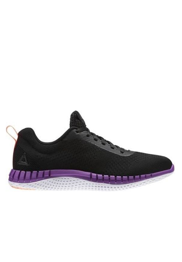 Buty do biegania damskie Reebok Rbk Print Run Prim. Zapięcie: sznurówki. Kolor: czarny. Materiał: syntetyk, tkanina, materiał. Szerokość cholewki: normalna. Wzór: nadruk. Model: Reebok Print. Sport: bieganie