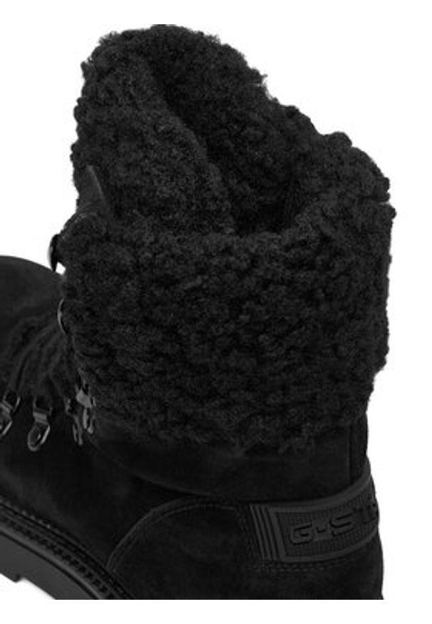G-Star RAW - G-Star Raw Trzewiki EO-UFUK-8003-25 Czarny. Kolor: czarny. Materiał: zamsz, skóra