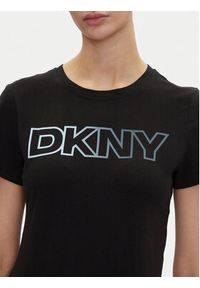 DKNY Sport T-Shirt DP5T1193 Czarny Regular Fit. Kolor: czarny. Materiał: bawełna. Styl: sportowy #5