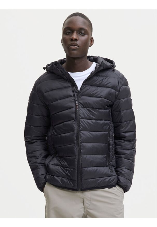 Jack & Jones - Jack&Jones Kurtka przejściowa Bradley 12280970 Czarny Regular Fit. Kolor: czarny. Materiał: syntetyk