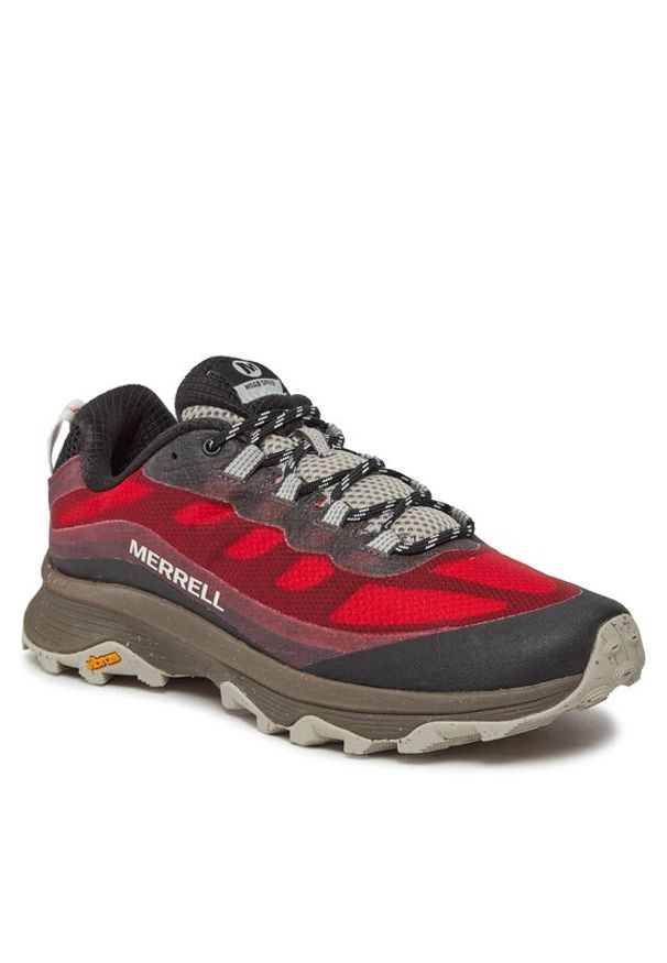 Merrell Sneakersy Moab Speed J067539 Czerwony. Kolor: czerwony. Materiał: materiał