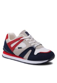 BIG STAR SHOES - Big Star Shoes Sneakersy LL274950 Czerwony. Kolor: czerwony. Materiał: skóra ekologiczna #1