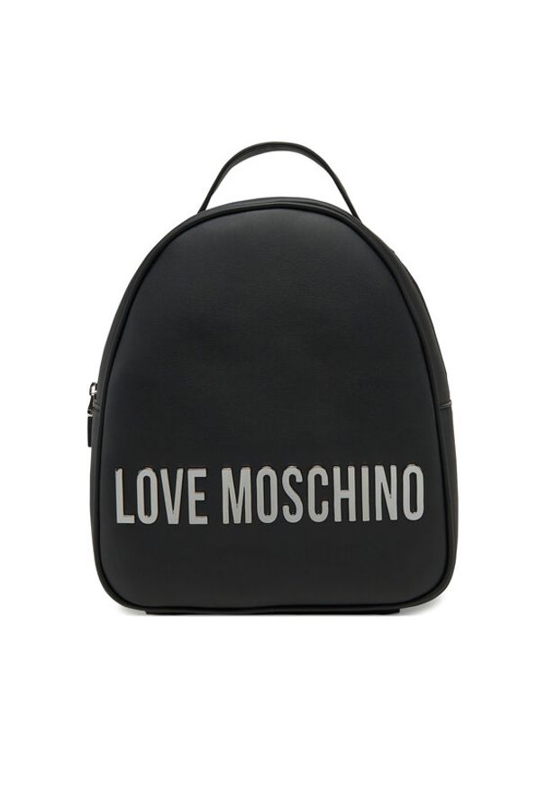 Love Moschino - LOVE MOSCHINO Plecak JC4197PP1MKD000B Czarny. Kolor: czarny. Materiał: skóra