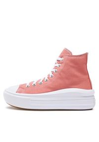 Converse Trampki Chuck Taylor All Star Move A06136C Różowy. Kolor: różowy. Materiał: materiał