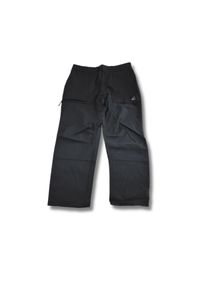 Szerokie Spodnie New Balance French Terry Woven Pants 1 - MP13507. Kolor: czarny. Materiał: dresówka. Sport: koszykówka #1