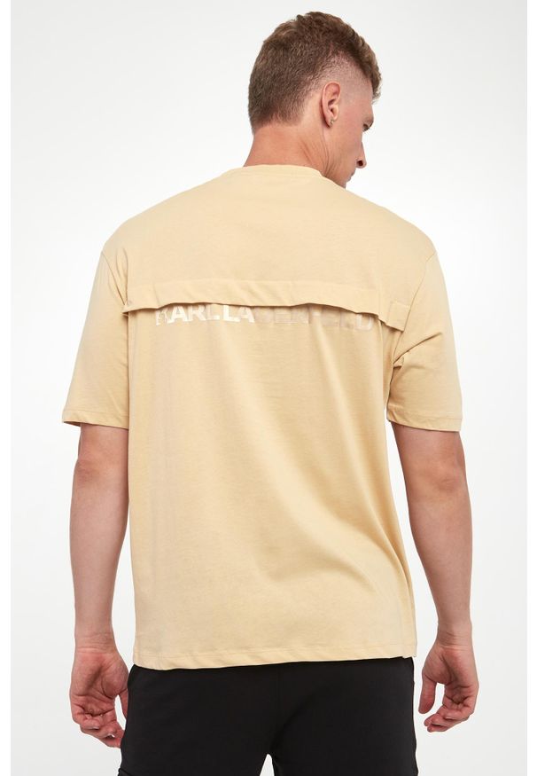 Karl Lagerfeld - T-shirt męski z logo KARL LAGERFELD
