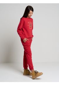 Big-Star - Spodnie dresowe dziewczęce czerwone Arroya 603. Kolor: czerwony. Materiał: dresówka #3