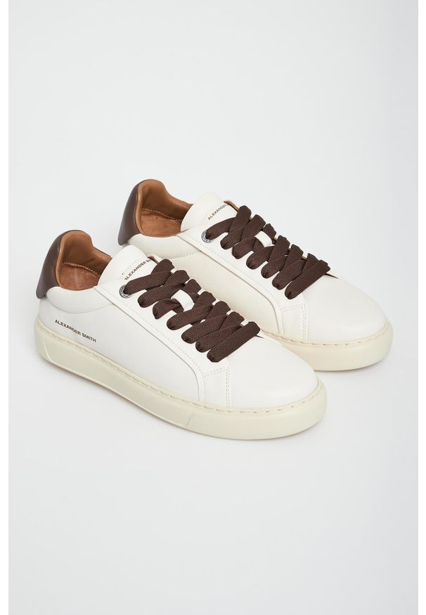 Alexander Smith - Sneakersy męskie skórzane ALEXANDER SMITH. Materiał: skóra