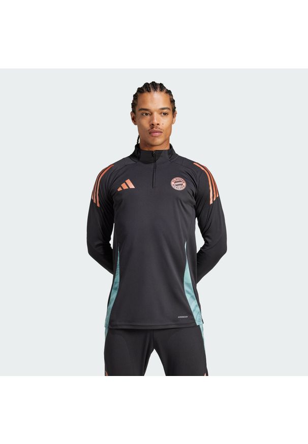 Adidas - Bluza FC Bayern Tiro 24 Training. Kolor: czarny. Materiał: materiał. Sport: piłka nożna