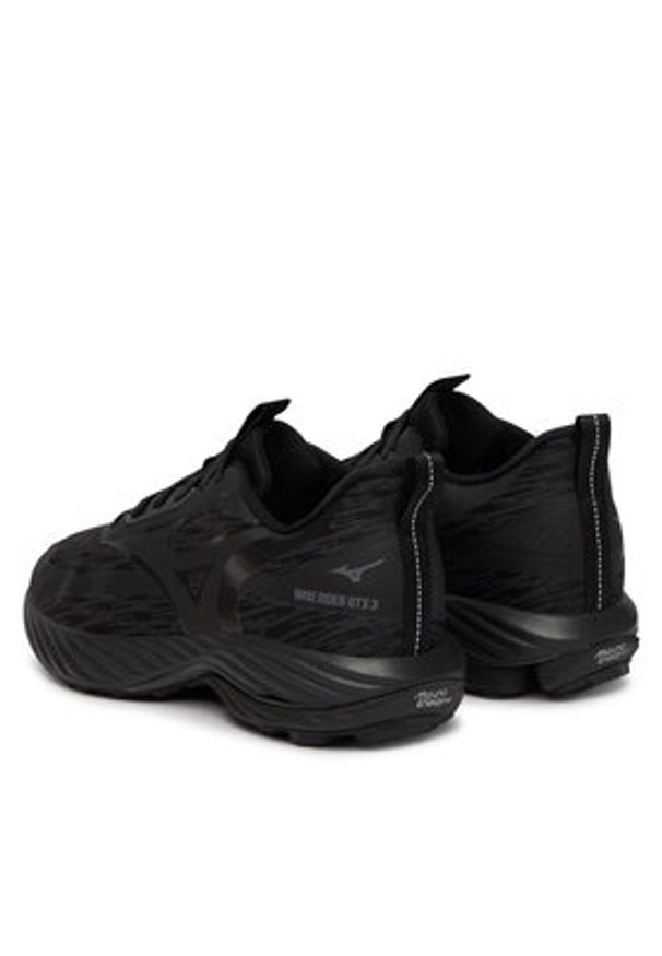 Mizuno Buty do biegania Wave Rider Gtx 3 J1GC2579 52 Czarny. Kolor: czarny. Materiał: materiał. Model: Mizuno Wave