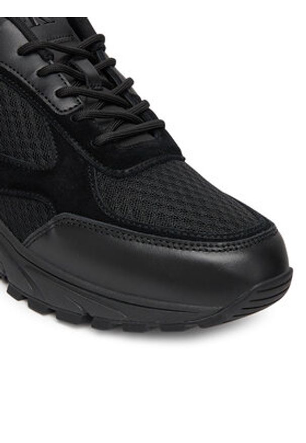 Calvin Klein Sneakersy Hike Runner YM0YM01379 Czarny. Kolor: czarny. Materiał: materiał