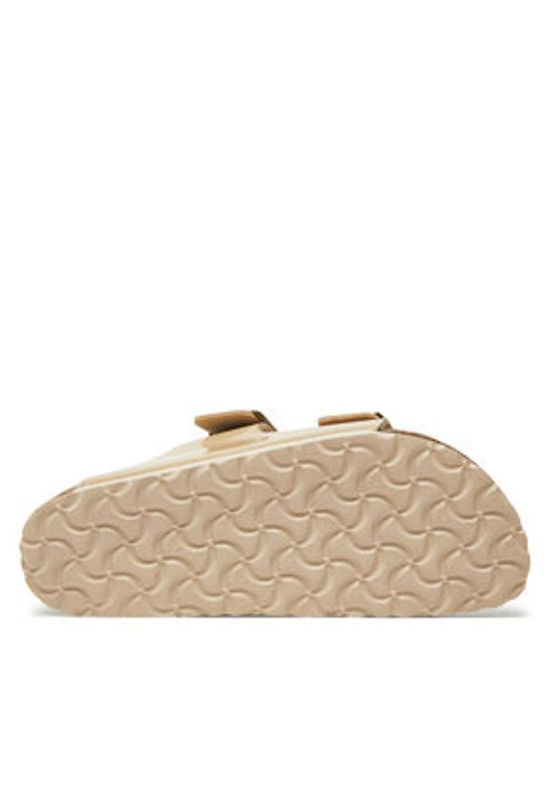 Birkenstock Klapki Arizona Bf 1013070 Beżowy. Kolor: beżowy. Materiał: skóra
