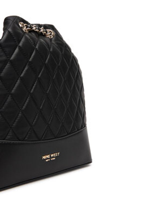 Nine West Plecak CEO-KANSAS-JH5824-NW Czarny. Kolor: czarny. Materiał: materiał