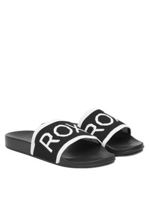 Roxy Klapki ARJL101127 Czarny. Kolor: czarny. Materiał: materiał