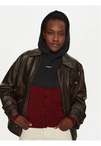 Pinko - PINKO Balaklawa Balaclava 104327 A27B Szary. Kolor: szary. Materiał: materiał #1