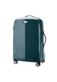 Wittchen - Komplet walizek z polikarbonu jednokolorowych. Kolor: zielony. Materiał: guma #5