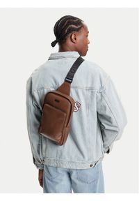 Guess Plecak 175891 Brązowy. Kolor: brązowy. Materiał: skóra #1