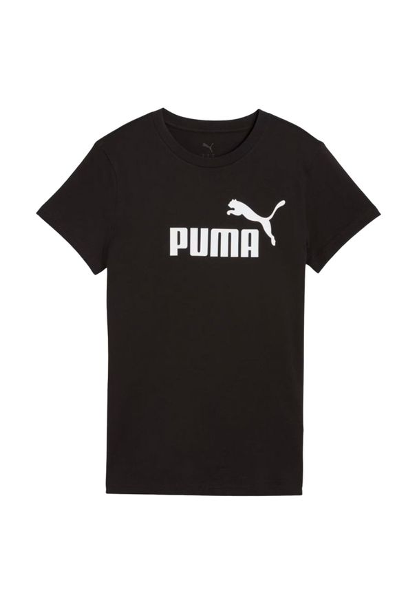 Puma - T-shirt Damski Logo ESS No.1. Kolor: czarny
