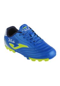 Buty piłkarskie - korki chłopięce, Joma Toledo Jr. Kolor: niebieski. Sport: piłka nożna