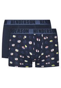 Henderson Komplet 2 par bokserek Sushi 42625 Granatowy. Kolor: niebieski. Materiał: bawełna #4