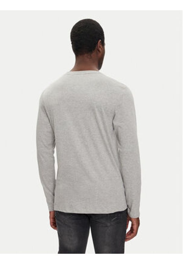Brave Soul Longsleeve MLT-69FRANZC Szary Regular Fit. Kolor: szary. Materiał: bawełna. Długość rękawa: długi rękaw