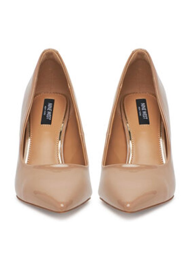 Nine West Szpilki CD23029-1 Beżowy. Kolor: beżowy. Materiał: materiał. Obcas: na szpilce