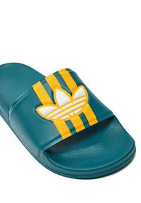 Adidas - adidas Klapki Adilette IG9268 Zielony. Kolor: zielony. Materiał: skóra #7