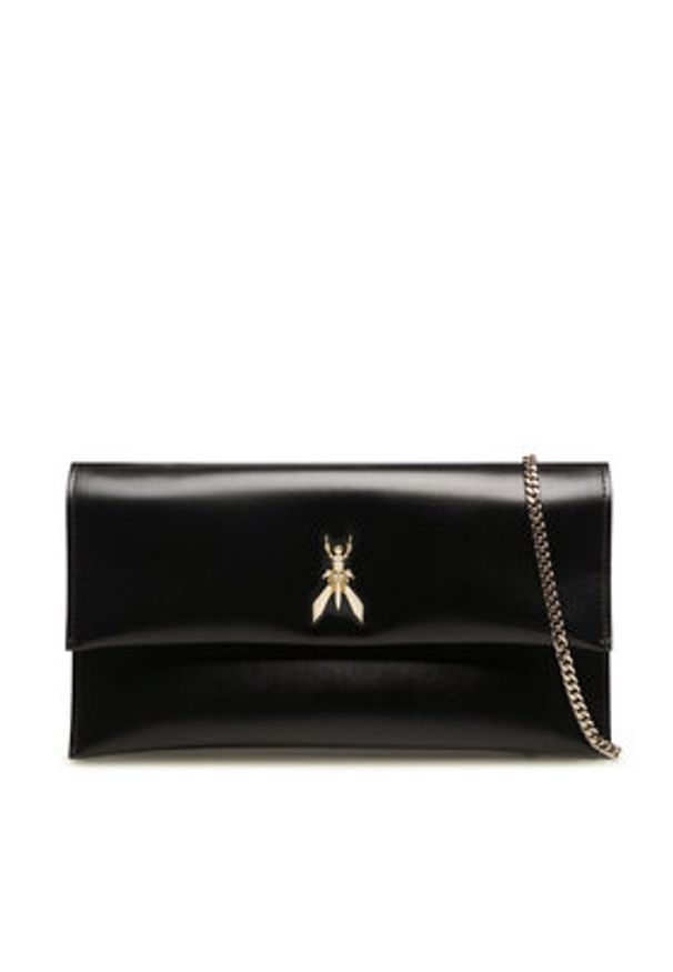 Patrizia Pepe Torebka CB5460/L011-K118 Czarny. Kolor: czarny. Materiał: skórzane