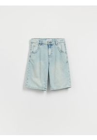 Reserved - Jeansowe szorty - niebieski. Kolor: niebieski. Materiał: jeans #1