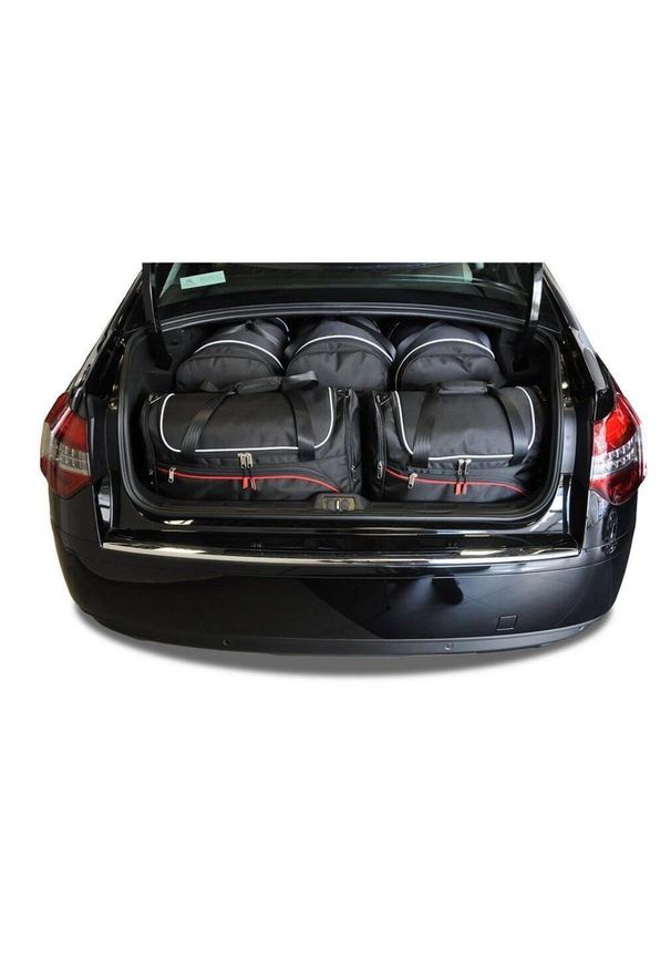 KJUST - Torby Do Bagażnika Citroen C5 Limousine 2007-2017 5Szt Kjust. Kolor: czarny. Styl: sportowy