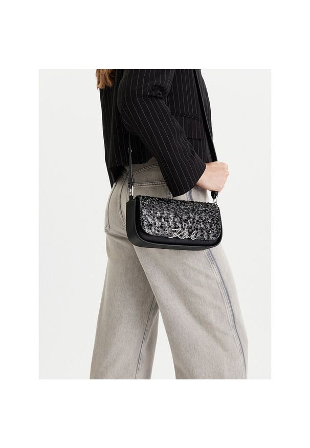 Karl Lagerfeld - Torebka KARL LAGERFELD. Kolor: czarny