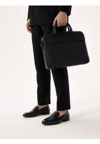 Kazar - Eleganckie półbuty męskie penny loafers. Kolor: czarny. Materiał: skóra. Szerokość cholewki: normalna. Styl: elegancki #4