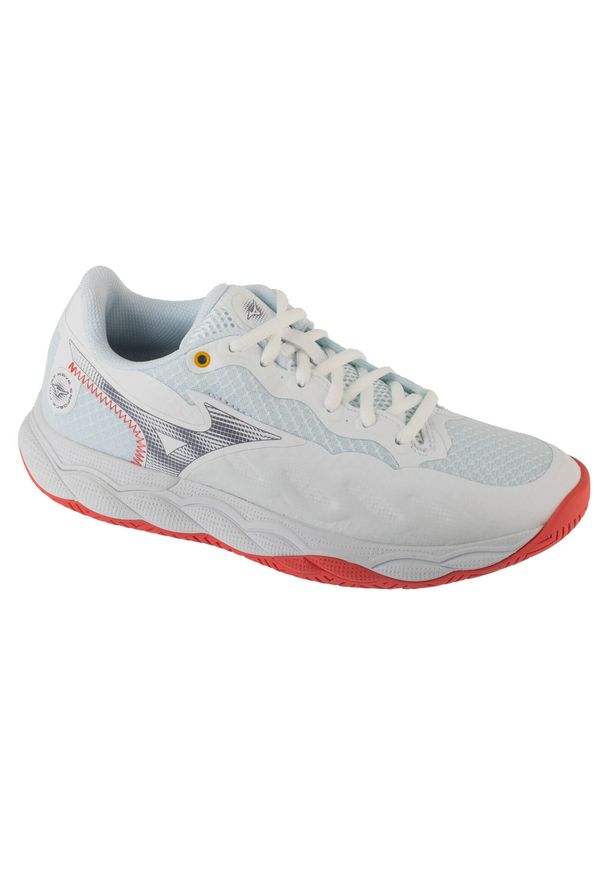 Mizuno - Buty do tenisa damskie, Wave Enforce Court AC Tennis. Kolor: biały. Model: Mizuno Wave. Sport: tenis