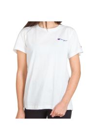 Champion Small Script Logo Crew Neck > 112195-WW001. Materiał: bawełna. Wzór: haft #1
