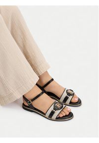 Nine West Klapki CEO-6165-33 Czarny. Kolor: czarny. Materiał: materiał #3