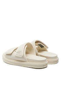 Calvin Klein Jeans Klapki Double Bar Sandal Mtl YM0YM01020 Écru. Materiał: materiał #5