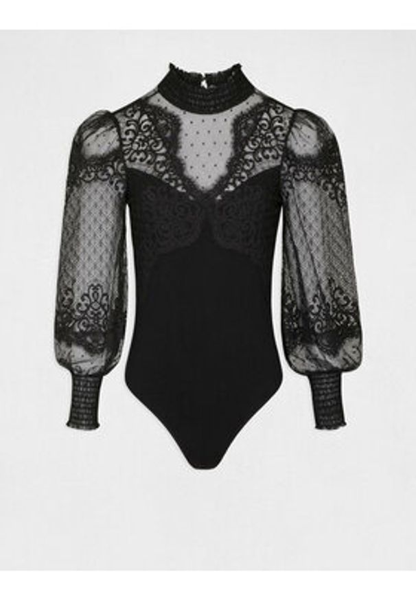 Morgan Body 212-TONA Czarny Regular Fit. Kolor: czarny. Materiał: wiskoza