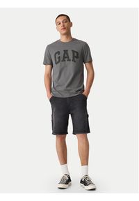 GAP - Gap T-Shirt 856659-12 Szary Regular Fit. Kolor: szary. Materiał: bawełna #4