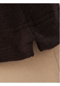 Lacoste Polo DH1969 Brązowy ciemny Classic Fit. Typ kołnierza: polo. Kolor: brązowy. Materiał: bawełna #3