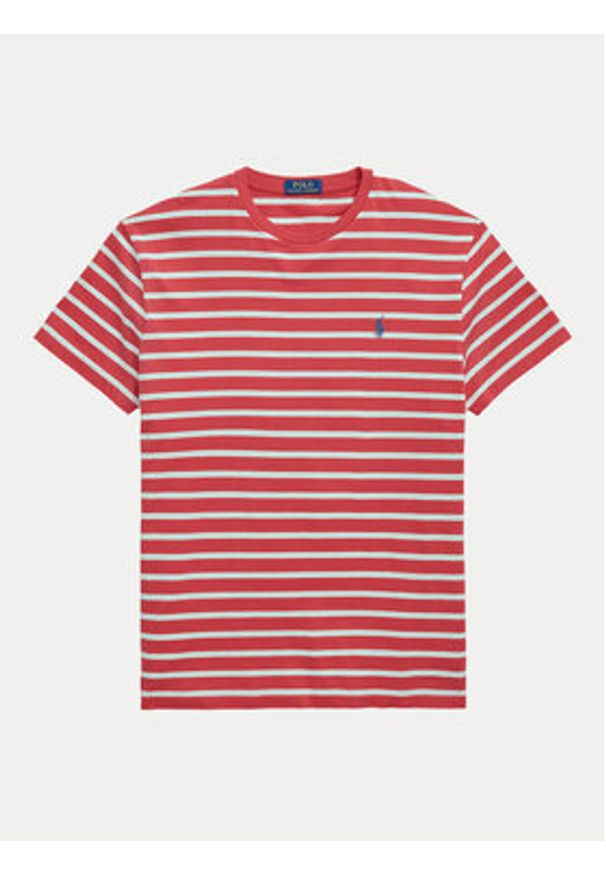 Polo Ralph Lauren T-Shirt 710938134005 Czerwony Slim Fit. Typ kołnierza: polo. Kolor: czerwony. Materiał: bawełna